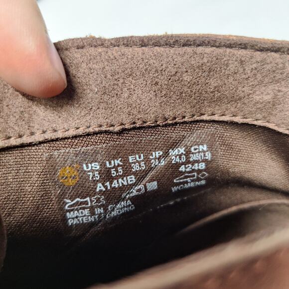 Timberland Beckwith Brown Full Grain Leather Lace Up Chukka Ankle Boots 7.5 - Picture 7 of 11